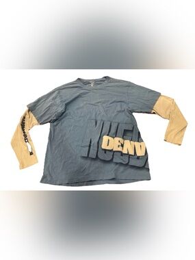 UNK NBA Denver Nuggets Long Sleeve T Shirt XL Layered Look Vintage Y2K Mens